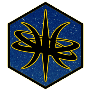 The original blue-and-gold TWiN hexagonal mark
